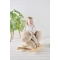 Ernest, Flo & Oli Rocking Chair - Brown Bear Rocker 10-36 Months 59 x 33 x 45 cm