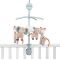 Luna & Axel - Wooden Musical Mobile with Stuffed Animals 50 cm