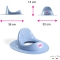 Ergo Toilet Seat Reducer for Children, White, Splash-Proof, Compact, Lightweight, 32x14x38 cm