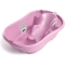 Onda - Baby Bathtub with Thermometer and Slide 0-12 Months - Pink