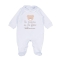 Baby Onesie Gift Set with Print 0-3 Months - Light Blue