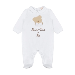 Baby Onesie Gift Set with Print 3 Months - Light Blue