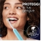 ORAL B Pro Series 1 - 2 Rechargeable Electric Toothbrushes in Blue and Black with 2 Brush Heads