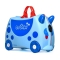 Ride-On Suitcase - Blue Dog