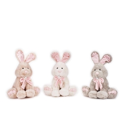 30cm Recycled Rabbit Plush Toy - Beige