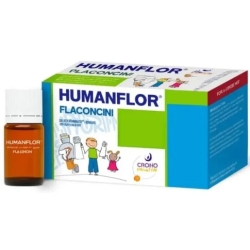 Humanflor Cronopharma 10 Vials - Supplement for intestinal flora and immune defenses