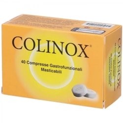 Colinox 40 Chewable Tablets - Supplement for Flatulence and Abdominal Bloating
