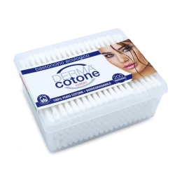 Dermacotone - Eco-friendly cotton buds made of pure cotton and pressed paper - 200 sticks