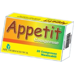 Appetit 20 Chewable Tablets - Digestion and Immune System Supplement