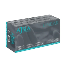 Ajsia Linear - 100 Nitrile Gloves Size L