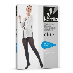 Elite - Graduated Compression Tights 160 Den (21-22 mmHg) Size 4 Sand