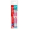 Gel Exxx - 3 Refills for Rollerball Thermal Erasable Tip M 0.5 mm Red