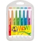 Swing cool - 6 Highlighters Assorted Colors Double Tip 1-4 mm