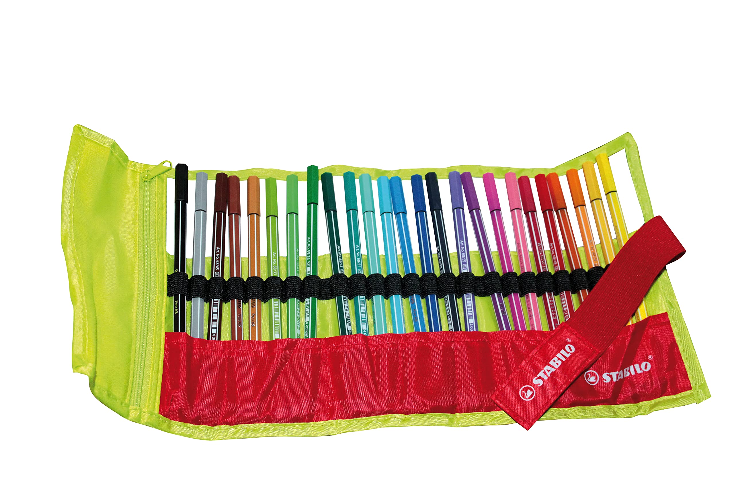 Pen 68 - Rollerset 25 Premium Markers Assorted Colors Medium Tip 1 mm