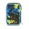 SJ Gang Style Jam Gang - Triple Compartment Pencil Case Complete with School Supplies