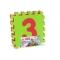 72273 - 5 Interlocking Modular Puzzle Mats with Washable Numbers for Children's Play Areas 32x32 cm Thickness 1 cm
