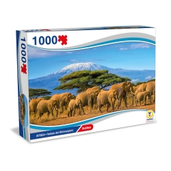 Africa Puzzle 1000 Pieces View of Kilimanjaro, 70x50 cm