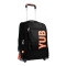 3-Wheel Trolley - 2-in-1 Backpack with Cross-Over System for Children and Teens School Travel Black Orange 34 Liters