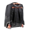 3-Wheel Trolley - 2-in-1 Backpack with Cross-Over System for Children and Teens School Travel Black Orange 34 Liters