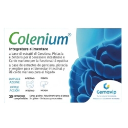Colenium 30 Tablets - Supplement for the digestive system, intestinal regularity and the liver