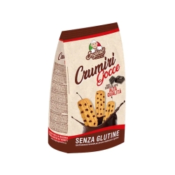 Crumiri Gocce - gluten-free, egg-free, and soy-free biscuits with chocolate chips, 300g