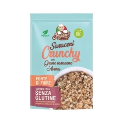 Saraceni Crunchy Oats and Buckwheat - Organic Gluten-Free Crunchy Muesli 250g