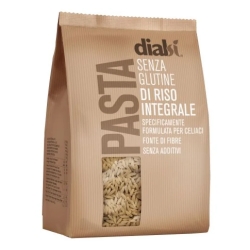 Dialsì® Pasta Risoni - Gluten-free brown rice pasta, a source of fiber and without additives 400 g