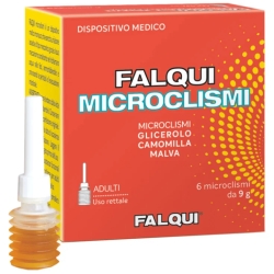 Falqui Microenemas for Adults - For Occasional Constipation 6 Microenemas