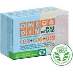 Omega Din Plus Retard - Antioxidant Supplement 30 Capsules (Damaged package)