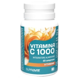 Supravit Vitamin C 1000 - Supplement for immunity, energy and antioxidant action 60 Tablets
