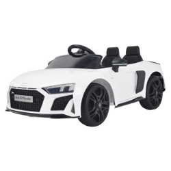 R8 Spider - 12V Electric Car for Children with Parental Remote Control and MP4 Screen, White, 105 x 60 x 41 cm