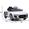 R8 Spider - 12V Electric Car for Children with Parental Remote Control and MP4 Screen, White, 105 x 60 x 41 cm