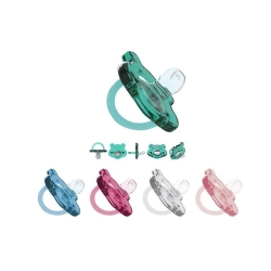 Anatomical Pacifier - For Oral Development in Silicone 6-18 Months - Assorted Colors