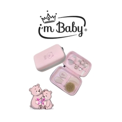 Baby Care Set for Newborn Care and Hygiene - 6 Essential Accessories - Pink