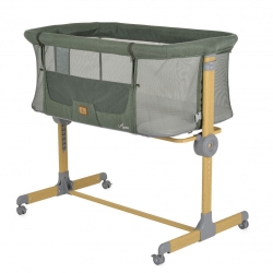 Aura Next2Me Adjustable Anti-Reflux Crib 0-9 kg Green