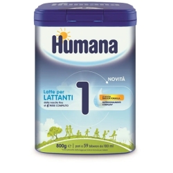 Humana 1 - powdered milk for infants from birth to 6 months 800 g