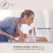 Jolie - Changing Mat with Safety Sides in Dove Grey PVC