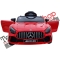 GTR Electric Car - Red 12V with 2.4G Remote Control, Dual Motor, LED Lights and MP3
