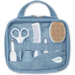 Baby Hygiene Beauty Set - 9 Accessories with Case 0M+ Blue
