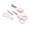 Baby Manicure Set - Scissors, Nail Clippers, and Files - Pink