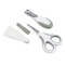 Baby Manicure Set - Scissors, Nail Clippers, and Files - Green