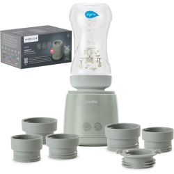 Mix70 - Portable Bottle Warmer with 6 Universal Adapters, 5 Temperatures up to 70°
