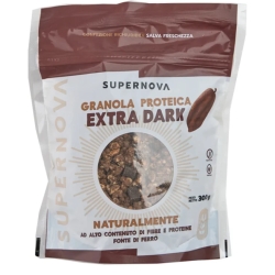 Extra Dark Protein Granola - Gluten-free granola, high in fiber and protein, a source of iron 300g