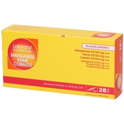 Manganese Copper and Cobalt 28 Vials - Manganese, copper and cobalt supplement