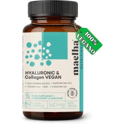Maelha Nutrition Hyaluron & Collagen VEGAN 90 Capsules - Skin and Joint Supplement