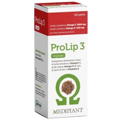 Prolip 3 Vegetable 60 Pearls - Omega 3 and Omega 9 Supplement