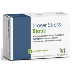 Proser Stress Biotic 30 Capsules - Supplement for Relaxation and Mental Well-Being