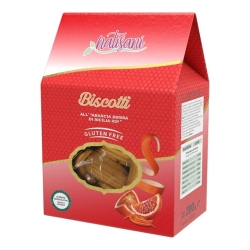Gluten-free Sicilian PGI blood orange biscuits, 200g