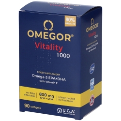 Omegor Vitality 1000 -  omega 3 supplement 60 tablets