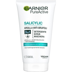 Garnier Salicylic Cleansing Gel Scrub  3 In 1 - 150 Ml
